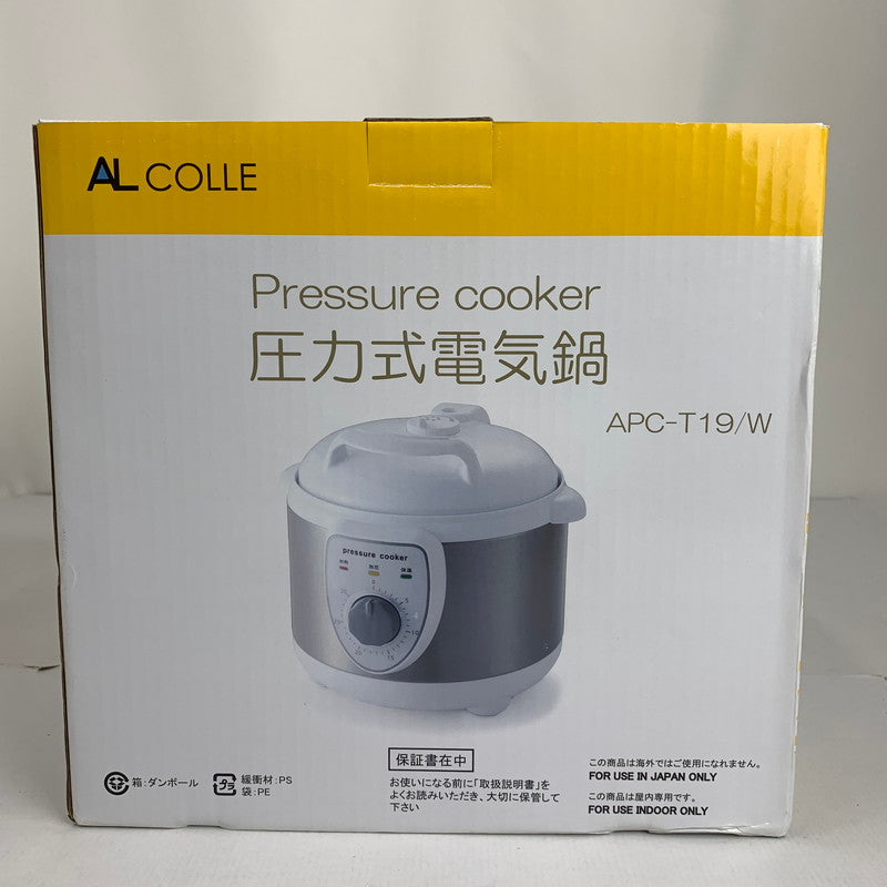 【中古美品】 アルファックス・コイズミ APC-T19 電気圧力鍋 ALCOLLE Pressure coocker キッチン用品 箱傷みあり 098-260529-io-21-fuz 万代Net店