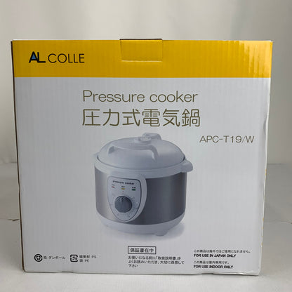【中古美品】 アルファックス・コイズミ APC-T19 電気圧力鍋 ALCOLLE Pressure coocker キッチン用品 箱傷みあり 098-260529-io-21-fuz 万代Net店