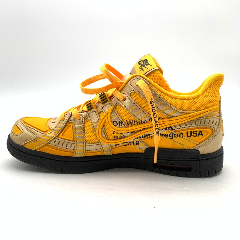 【中古品】【メンズ】 NIKE×OFF-WHITE ナイキ×オフホワイト CU6015-700 AIR RUBBER DUNK エアラバーダンク スニーカー シューズ 靴 160-260506-gm-13-fuz サイズ：28.5cm カラー：イエロー 万代Net店