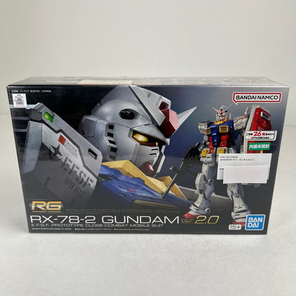 【中古品】 内装未開封 RG RX-78-2　ガンダムver2.0 ガンプラ プラモ プラモデル ※箱傷みあり 058-260814-io-44-fuzh 万代Net店