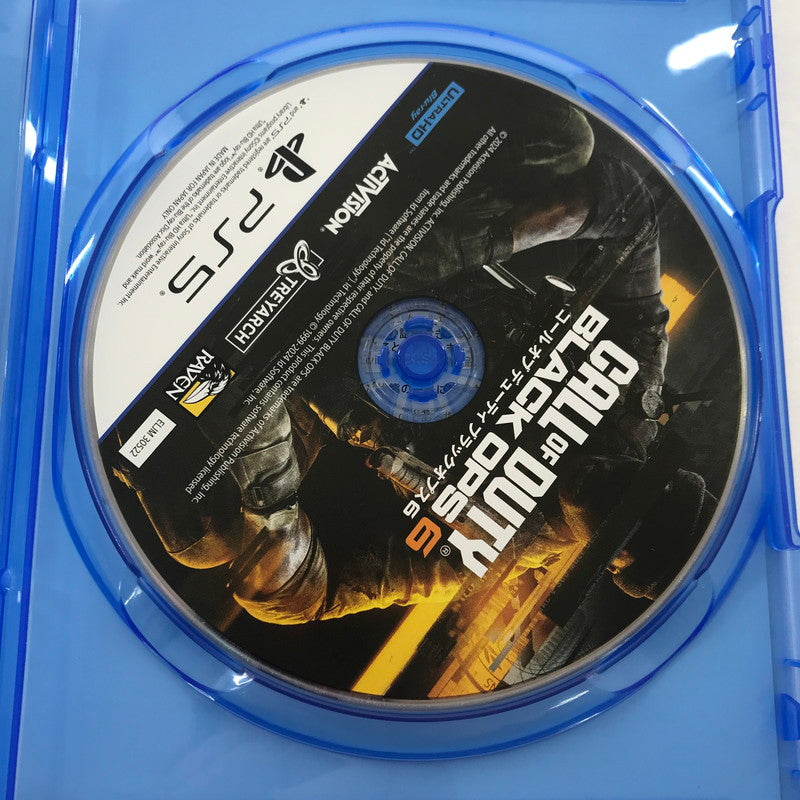【中古美品】 コール オブ デューティ ブラックオプス 6 -PS5 ソフト [CERO区分_Z / 18歳以上対象] 026-260509-ky-13-fuz 万代Net店