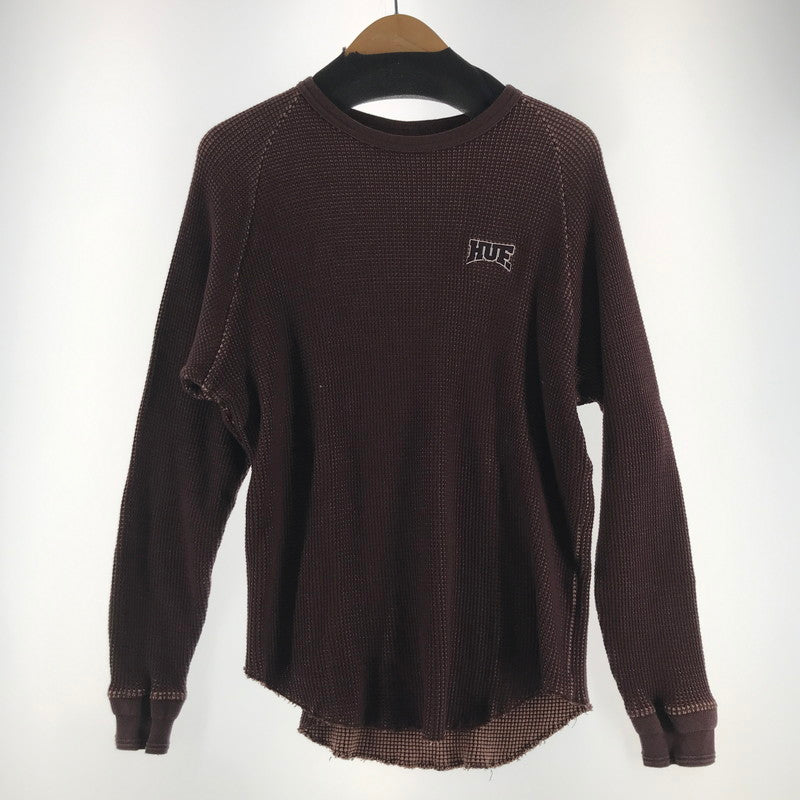 【中古品】【メンズ】 HUF ハフ サーマルカットソー 142-260511-ny-10-fuz サイズ：L カラー：ブラウン 万代Net店