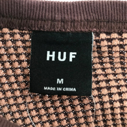 【中古品】【メンズ】 HUF ハフ サーマルカットソー 142-260511-ny-10-fuz サイズ：L カラー：ブラウン 万代Net店