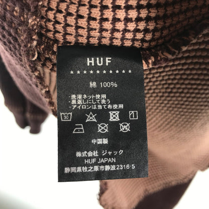 【中古品】【メンズ】 HUF ハフ サーマルカットソー 142-260511-ny-10-fuz サイズ：L カラー：ブラウン 万代Net店