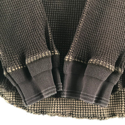 【中古品】【メンズ】 HUF ハフ サーマルカットソー 142-260511-ny-10-fuz サイズ：L カラー：ブラウン 万代Net店