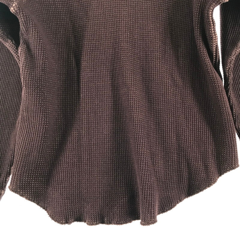 【中古品】【メンズ】 HUF ハフ サーマルカットソー 142-260511-ny-10-fuz サイズ：L カラー：ブラウン 万代Net店