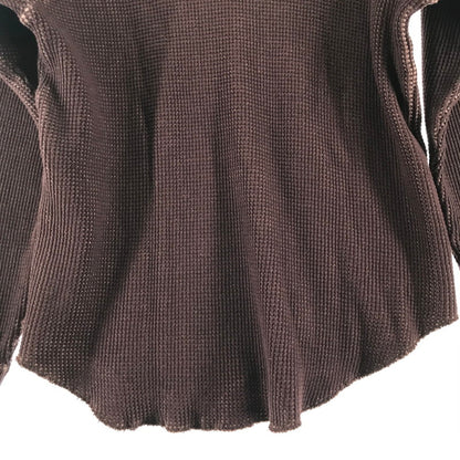 【中古品】【メンズ】 HUF ハフ サーマルカットソー 142-260511-ny-10-fuz サイズ：L カラー：ブラウン 万代Net店