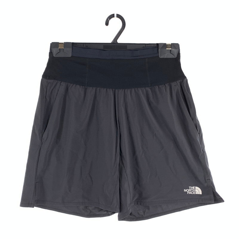【中古美品】【メンズ】 THE NORTH FACE NB91776 FLYWEIGHT RACING SHORT ザ・ノースフェイス フライウエイト レーシングショートパンツ ボトムス ブランド 古着 155-260808-gm-22-fuzh サイズ：XL カラー：ブラック 万代Net店