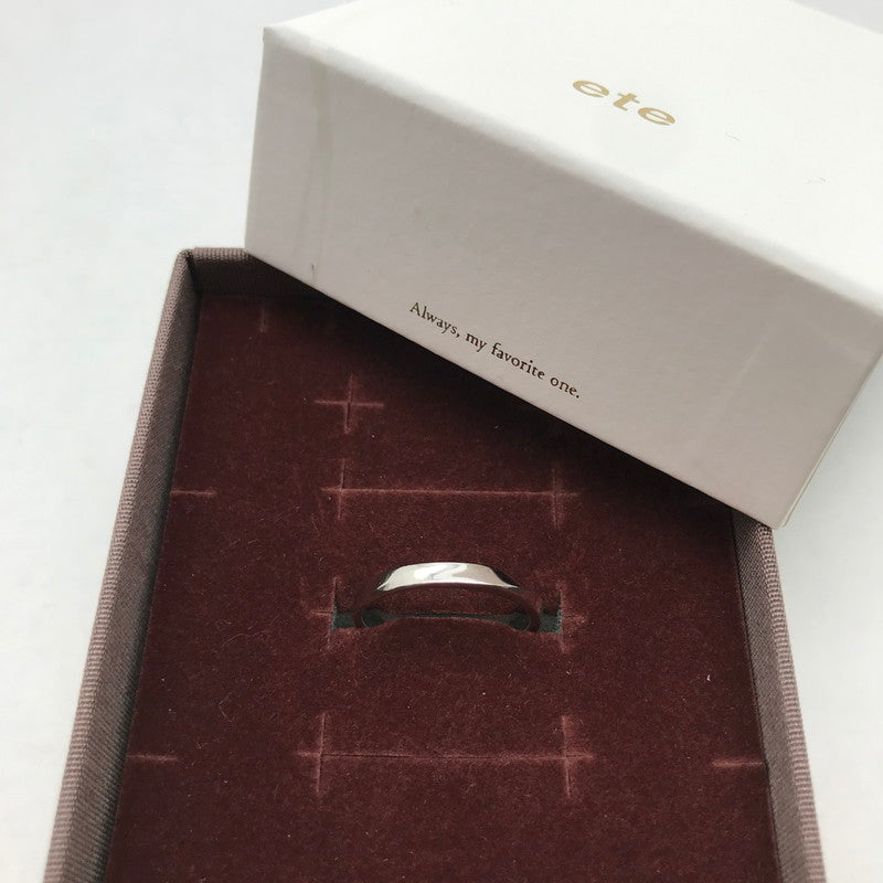 【中古品】【メンズ/レディース】 ETE エテ ツイストリング アクセサリー カラー シルバー サイズ15号 192-260123-mh-16-fuzh 万代Net店