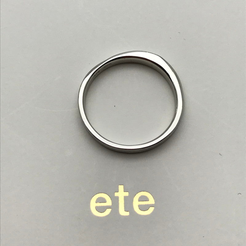 【中古品】【メンズ/レディース】 ETE エテ ツイストリング アクセサリー カラー シルバー サイズ15号 192-260123-mh-16-fuzh 万代Net店