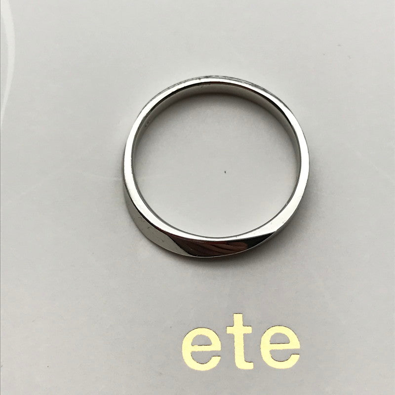 【中古品】【メンズ/レディース】 ETE エテ ツイストリング アクセサリー カラー シルバー サイズ15号 192-260123-mh-16-fuzh 万代Net店