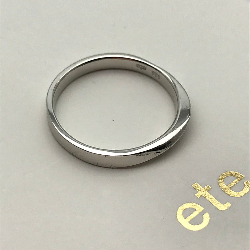 【中古品】【メンズ/レディース】 ETE エテ ツイストリング アクセサリー カラー シルバー サイズ15号 192-260123-mh-16-fuzh 万代Net店
