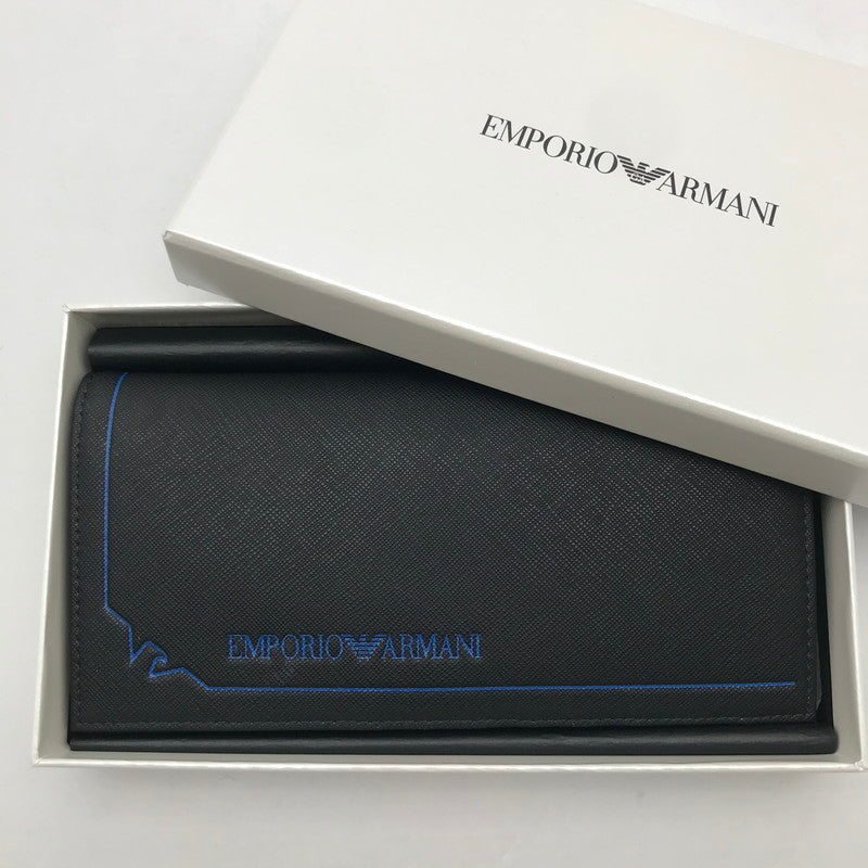 【中古美品】【メンズ】 EMPORIO ARMANI エンポリオ アルマーニ 長財布 財布 カラー ブラック 200-260123-mh-15-fuzh 万代Net店