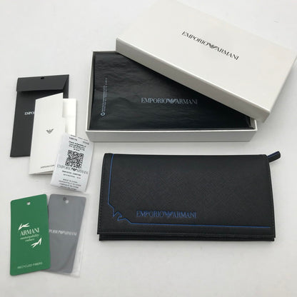 【中古美品】【メンズ】 EMPORIO ARMANI エンポリオ アルマーニ 長財布 財布 カラー ブラック 200-260123-mh-15-fuzh 万代Net店