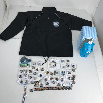 【中古品】 日本ハムファイターズ グッズ まとめ エフタン貯金箱 ピンバッチ ジャンバー 他 123-260817-NY-07-fuz 万代Net店