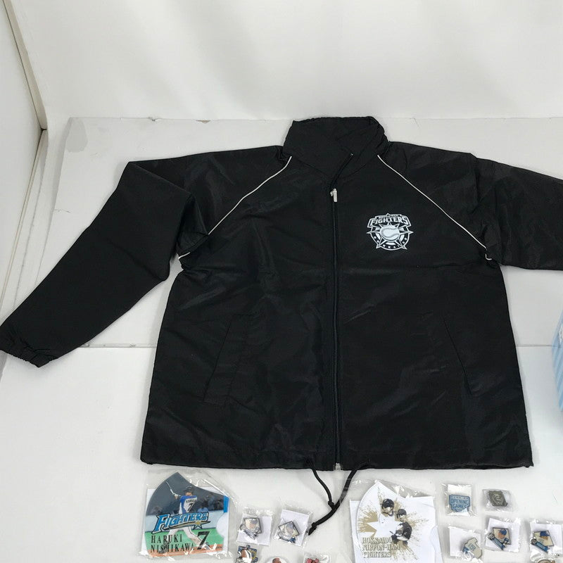 【中古品】 日本ハムファイターズ グッズ まとめ エフタン貯金箱 ピンバッチ ジャンバー 他 123-260817-NY-07-fuz 万代Net店