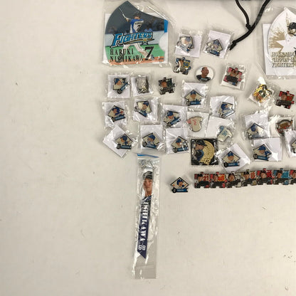 【中古品】 日本ハムファイターズ グッズ まとめ エフタン貯金箱 ピンバッチ ジャンバー 他 123-260817-NY-07-fuz 万代Net店