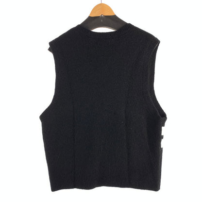 【中古品】【メンズ】 STUSSY BRUSHED MOHAIR VEST ステューシー モヘアニットベスト ブランド 古着 142-260509-gm-14-fuz サイズ：XL カラー：ブラック ホワイト 万代Net店