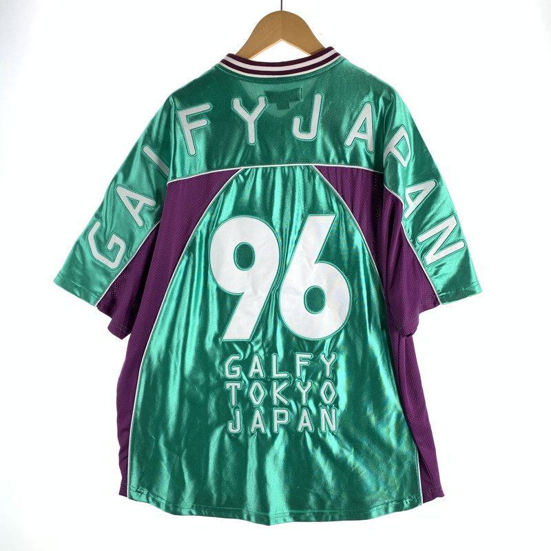 【中古品】【メンズ】 GALFY CRUTCH BRAND ハンドボールTシャツ カットソー 半袖Tシャツ ブランド 古着 142-260509-gm-26-fuz サイズ：中型犬(L) カラー：グリーン 万代Net店