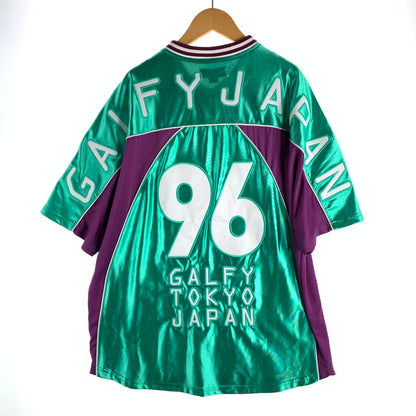【中古品】【メンズ】 GALFY CRUTCH BRAND ハンドボールTシャツ カットソー 半袖Tシャツ ブランド 古着 142-260509-gm-26-fuz サイズ：中型犬(L) カラー：グリーン 万代Net店