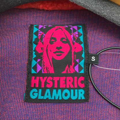 【中古品】【メンズ】 HYSTERIC GLAMOUR 02193CJ04 ヒステリックグラマー ボアジャケット フリースジャケット アウター ブランド 古着 140-260509-gm-38-fuz サイズ：S カラー：レッド 万代Net店