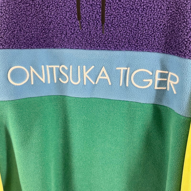 【中古品】【メンズ】 ONITSUKA TIGER オニツカタイガー ハイネック ボア フリース 2183A555 SWEATSHIRT LAGOON MULTI 148-260705-nm-01-fuzh サイズ：S カラー：マルチカラー 万代Net店