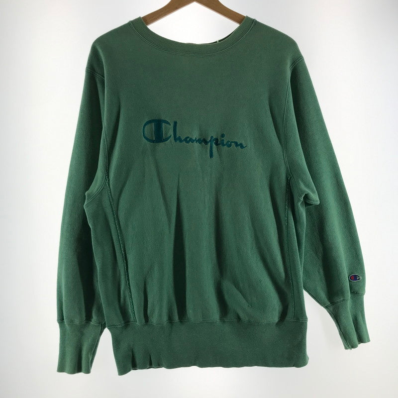 【中古品】【メンズ/レディース】 CHAMPION チャンピオン REVERSE WEAVE SWEATSHIRT リバースウィーブスウェット 145-260528-ny-10-fuz サイズ：M カラー：グリーン 万代Net店