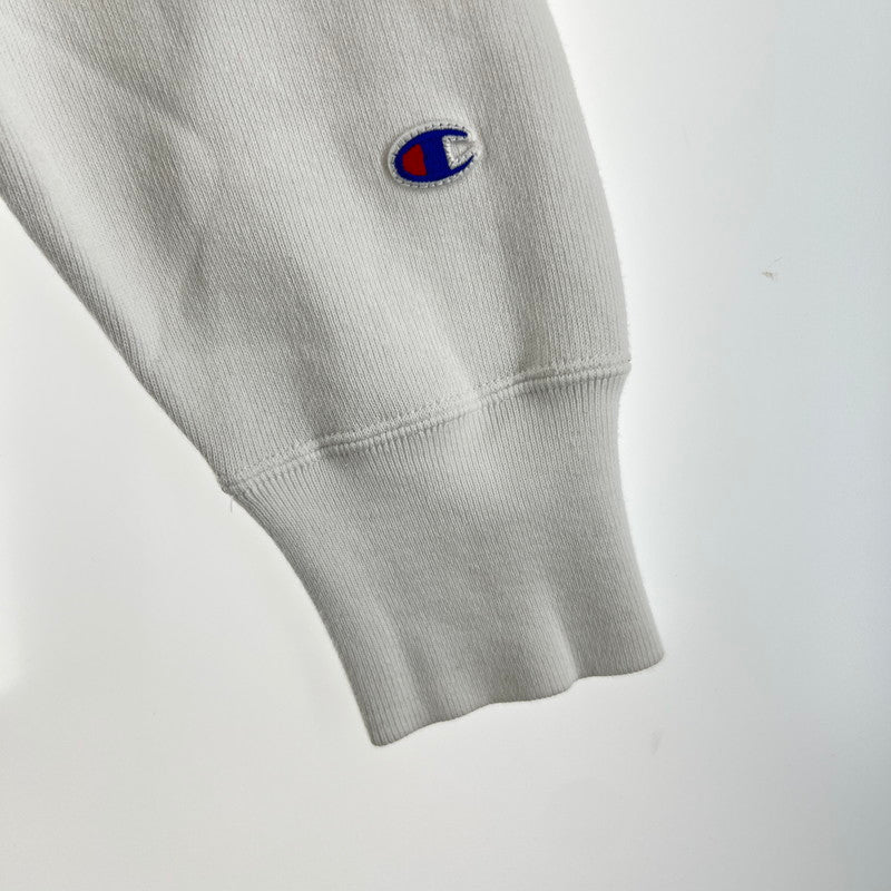 【中古品】【メンズ】 CHAMPION チャンピオン パーカー フーディー WHITE SIZE:L ※シミあり 148-260919-io-22-fuzh カラー：ホワイト 万代Net店