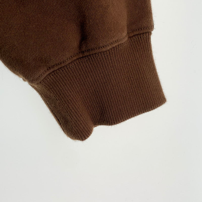 【中古品】【メンズ】 HUF ハフ FOREVER POLO FLEECE ポロフリース 異素材切り替え 142-260803-ny-13-fuzh サイズ：L カラー：ブラウン 万代Net店