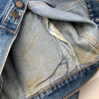 【中古品】【メンズ】 LEVI’S 75525 DENIM JACKET リーバイス デニムジャケット アウター オーバーサイズ ブランド 古着 145-260628-gm-12-fuz サイズ：L カラー：ブルー 万代Net店