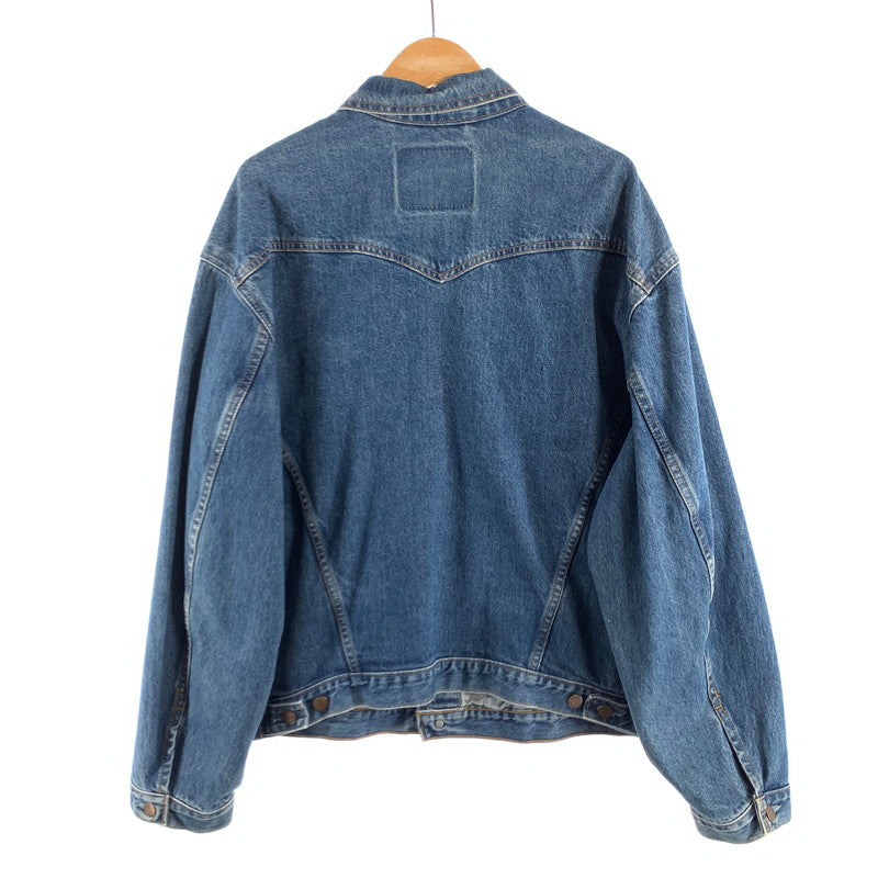 【中古品】【メンズ】 LEVI’S 75525 DENIM JACKET リーバイス デニムジャケット アウター オーバーサイズ ブランド 古着 145-260628-gm-12-fuz サイズ：L カラー：ブルー 万代Net店