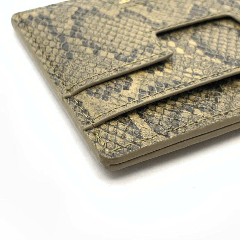 【中古品】【メンズ/レディース】 HUF FUCK IT CARDHOLDER ハフ カードホルダー カードケース パスケース ブランド 200-260509-gm-18-fuz カラー：スネークスキン 総柄 万代Net店