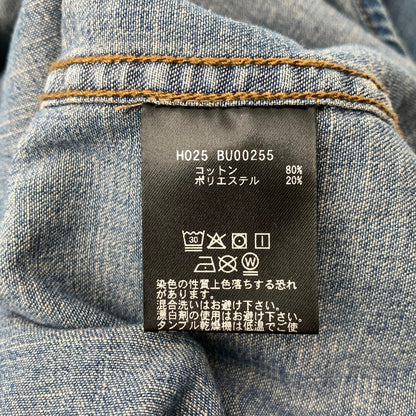 【中古品】【メンズ】 HUF WORLDWIDE CLOTHIERS DENIM SHIRT ハフ デニム 長袖シャツ ブランド 古着 142-260509-gm-33-fuz サイズ：XL カラー：インディゴ 万代Net店