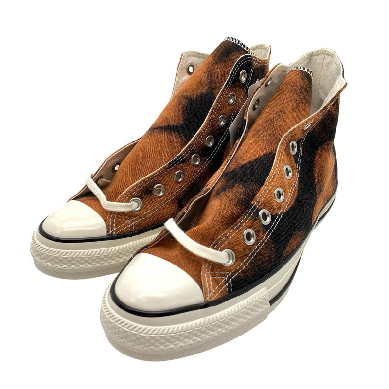 【中古品】【メンズ】 CONVERSE AGED BLEACHEDCANVAS HI コンバース オールスター スニーカー 靴 シューズ 162-260509-gm-24-fuz サイズ：26.5 カラー：ブラウン 総柄 万代Net店