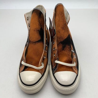 【中古品】【メンズ】 CONVERSE AGED BLEACHEDCANVAS HI コンバース オールスター スニーカー 靴 シューズ 162-260509-gm-24-fuz サイズ：26.5 カラー：ブラウン 総柄 万代Net店