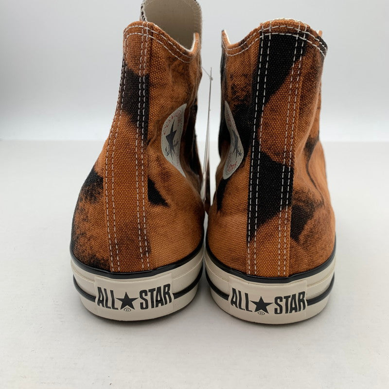 【中古品】【メンズ】 CONVERSE AGED BLEACHEDCANVAS HI コンバース オールスター スニーカー 靴 シューズ 162-260509-gm-24-fuz サイズ：26.5 カラー：ブラウン 総柄 万代Net店