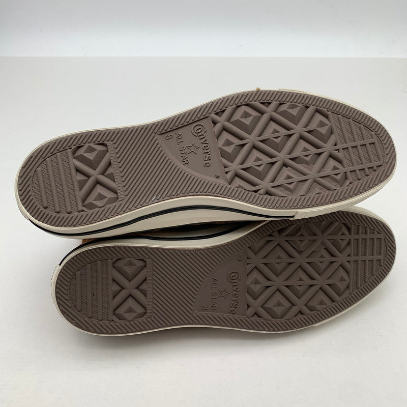 【中古品】【メンズ】 CONVERSE AGED BLEACHEDCANVAS HI コンバース オールスター スニーカー 靴 シューズ 162-260509-gm-24-fuz サイズ：26.5 カラー：ブラウン 総柄 万代Net店