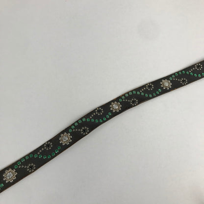 【中古品】【メンズ】 USED スタッズベルト BROWN ※使用感有 歪みあり ベルト 205-260529-io-15-fuzh 万代Net店