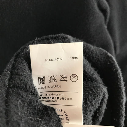 【中古品】【メンズ】 WTAPS HERI CREW ダブルタップス フリースジャケット BLACK SIZE:1 ※毛玉・毛羽立ち・汚れ・使用感有 上着 142-260811-io-41-fuzh カラー：ブラック 万代Net店