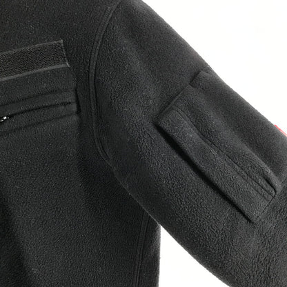 【中古品】【メンズ】 WTAPS HERI CREW ダブルタップス フリースジャケット BLACK SIZE:1 ※毛玉・毛羽立ち・汚れ・使用感有 上着 142-260811-io-41-fuzh カラー：ブラック 万代Net店