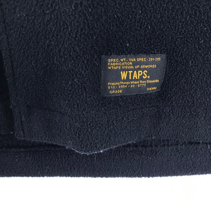 【中古品】【メンズ】 WTAPS HERI CREW ダブルタップス フリースジャケット BLACK SIZE:1 ※毛玉・毛羽立ち・汚れ・使用感有 上着 142-260811-io-41-fuzh カラー：ブラック 万代Net店