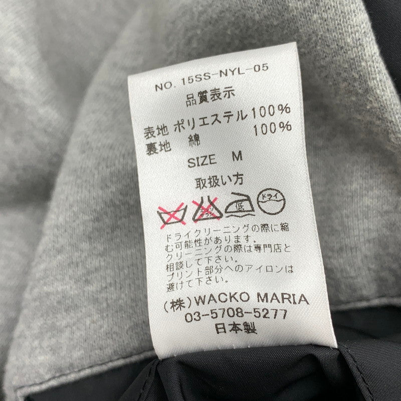 【中古品】【メンズ】 WACKO MARIA 15SS-NYL-05 NYLON JACKET ワコマリア ナイロンジャケット アウター ブルゾン 古着 140-260523-gm-26-fuz サイズ：M カラー：ブラック 万代Net店