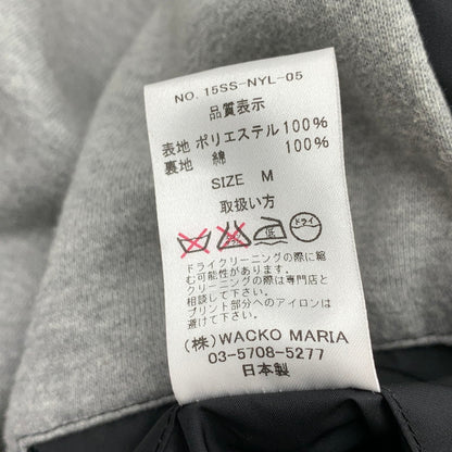 【中古品】【メンズ】 WACKO MARIA 15SS-NYL-05 NYLON JACKET ワコマリア ナイロンジャケット アウター ブルゾン 古着 140-260523-gm-26-fuz サイズ：M カラー：ブラック 万代Net店