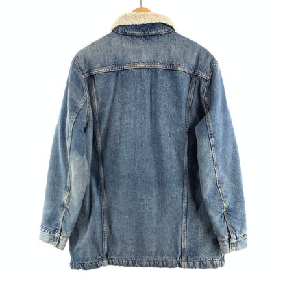【中古品】【メンズ】 LEVI'S 57694-0000 LONG SHERPA TRUCKER JACKET リーバイス ボア トラッカージャケット デニムジャケット ブランド 古着 145-260628-gm-13-fuz サイズ：S カラー：ブルー 万代Net店