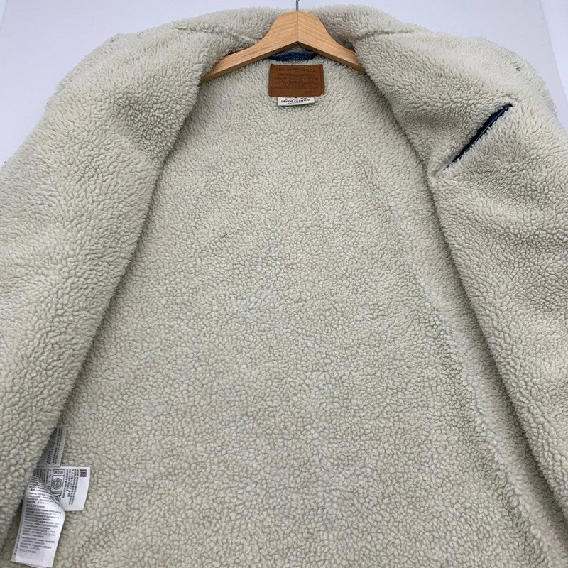 【中古品】【メンズ】 LEVI'S 57694-0000 LONG SHERPA TRUCKER JACKET リーバイス ボア トラッカージャケット デニムジャケット ブランド 古着 145-260628-gm-13-fuz サイズ：S カラー：ブルー 万代Net店
