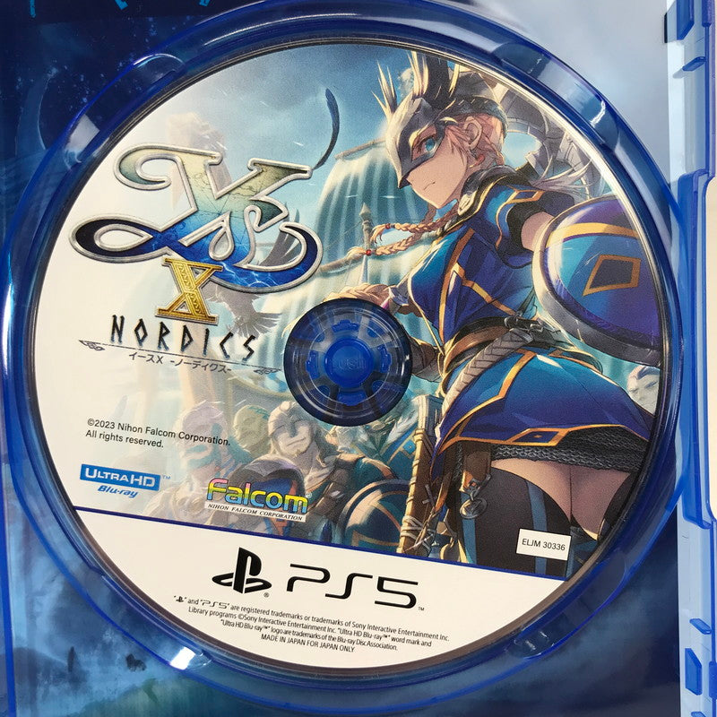 【中古美品】 PlayStation5 PS5 プレーステーション5 プレステ5 ソフト イースX -ノーディクス [CERO区分_C/ 15歳以上対象] 026-260513-mh-40-fuz 万代Net店