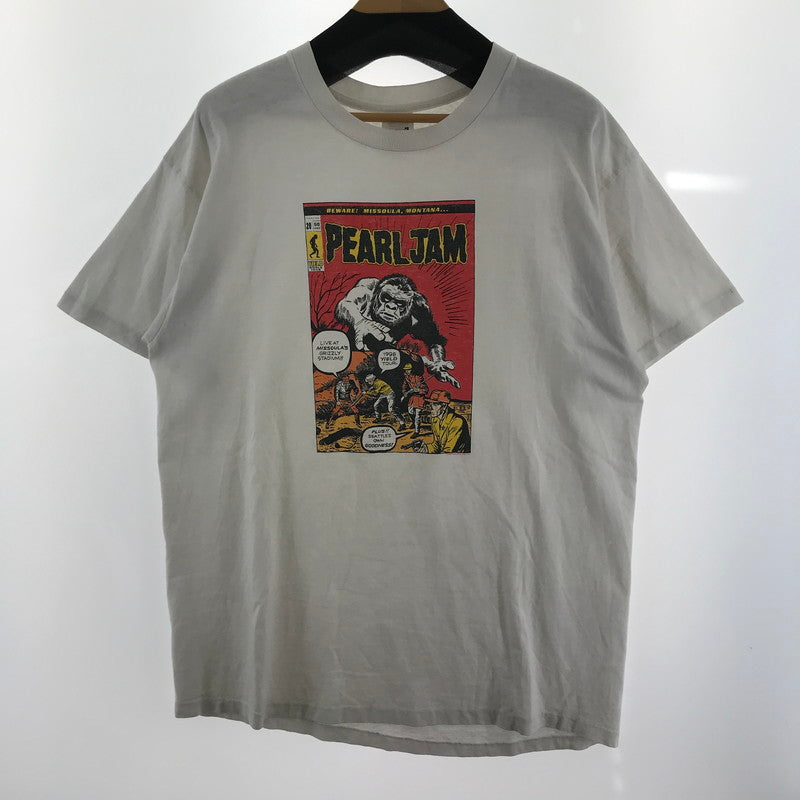 【中古品】【メンズ】 PEARL JAM パールジャム 1998 TOUR TEE ツアー Tシャツ メンズ ホワイト XLサイズ ANVIL製 難あり 145-260512-io-26-fuzh 万代Net店