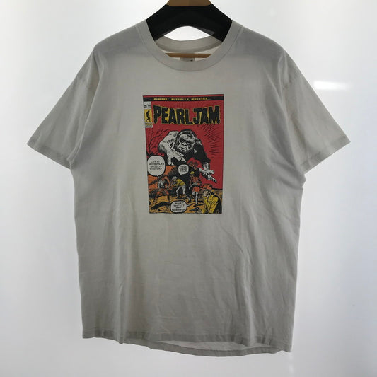 【中古品】【メンズ】 PEARL JAM パールジャム 1998 TOUR TEE ツアー Tシャツ メンズ ホワイト XLサイズ ANVIL製 難あり 145-260512-io-26-fuzh 万代Net店