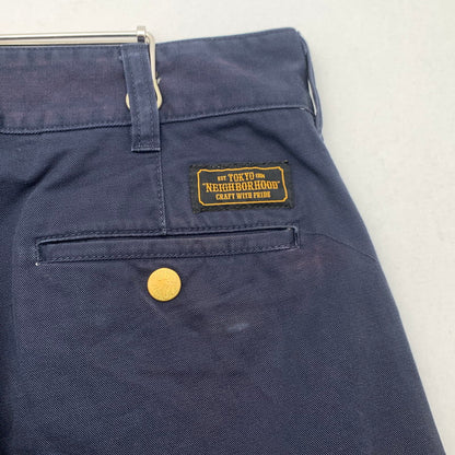 【中古品】【メンズ】 NEIGHBORHOOD ネイバーフッド チノパンツ ボトムス ブランド 古着 153-260726-gm-10-fuzh サイズ：S カラー：ネイビー 万代Net店