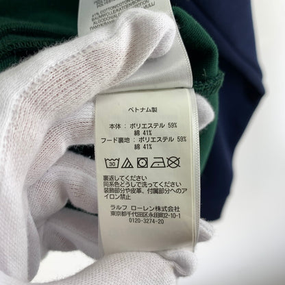 【中古品】【メンズ】 RALPH LAUREN ラルフローレン パーカー グリーンブルー メンズ Lサイズ 汚れ・毛の付着あり 145-260512-io-05-fuzh 万代Net店